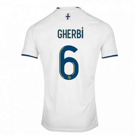 Kandiny Herren Candice Gherbi #6 Weißer Saphir Heimtrikot Trikot 2022/23 T-shirt