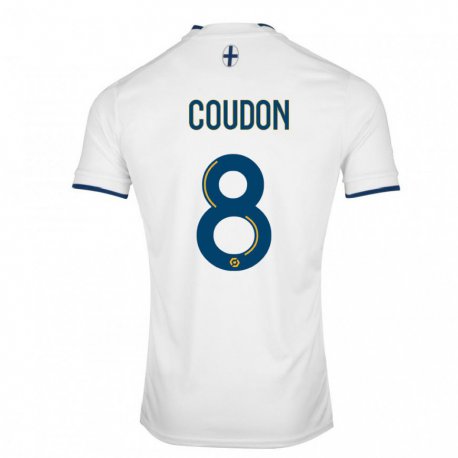 Kandiny Herren Marine Coudon #8 Weißer Saphir Heimtrikot Trikot 2022/23 T-Shirt