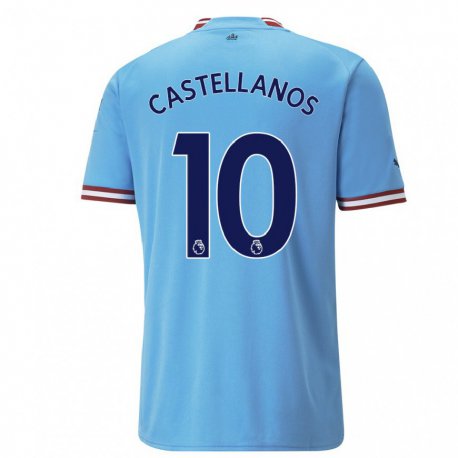 Kandiny Herren Deyna Castellanos #10 Blau Rot Heimtrikot Trikot 2022/23 T-shirt