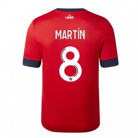 Kandiny Herren Jonas Martin #8 Roter Zuckerapfel Heimtrikot Trikot 2022/23 T-Shirt