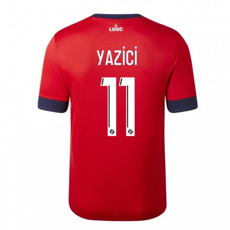 Kandiny Herren Yusuf Yazici #11 Roter Zuckerapfel Heimtrikot Trikot 2022/23 T-shirt