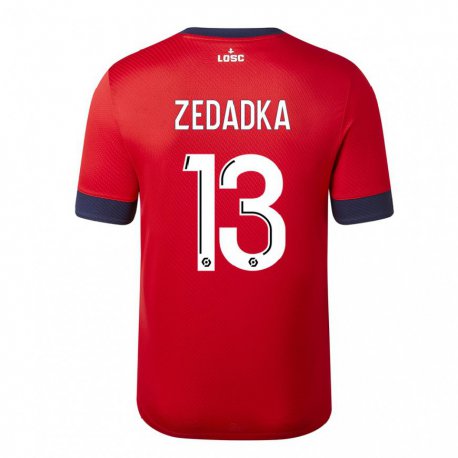 Kandiny Herren Akim Zedadka #13 Roter Zuckerapfel Heimtrikot Trikot 2022/23 T-Shirt