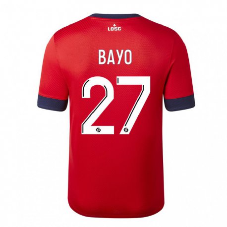 Kandiny Herren Mohamed Bayo #27 Roter Zuckerapfel Heimtrikot Trikot 2022/23 T-Shirt