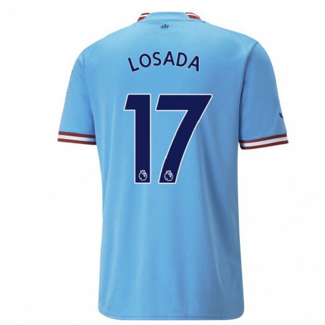 Kandiny Herren Vicky Losada #17 Blau Rot Heimtrikot Trikot 2022/23 T-shirt