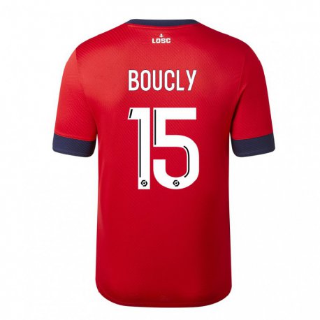 Kandiny Herren Maite Boucly #15 Roter Zuckerapfel Heimtrikot Trikot 2022/23 T-Shirt