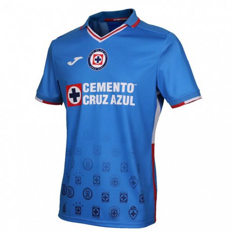 Kandiny Herren Nailea Vidrio #11 Azurblau Heimtrikot Trikot 2022/23 T-shirt