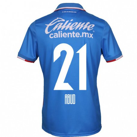 Kandiny Herren Karime Abud #21 Azurblau Heimtrikot Trikot 2022/23 T-shirt