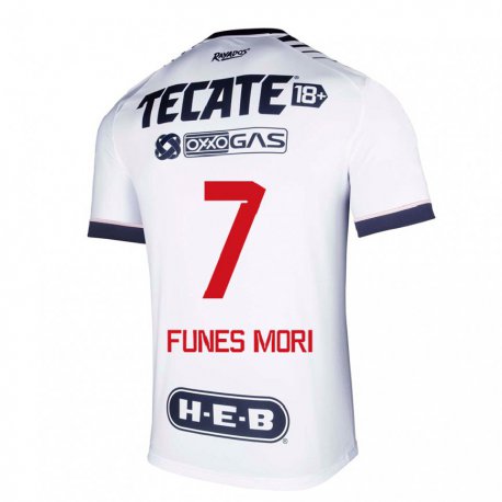 Kandiny Herren Rogelio Funes Mori #7 Weißer Raum Heimtrikot Trikot 2022/23 T-shirt