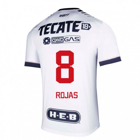Kandiny Herren Joao Rojas #8 Weißer Raum Heimtrikot Trikot 2022/23 T-shirt