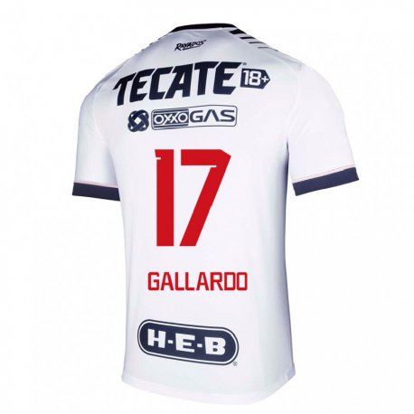 Kandiny Herren Jesus Gallardo #17 Weißer Raum Heimtrikot Trikot 2022/23 T-shirt