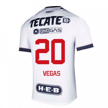 Kandiny Herren Sebastian Vegas #20 Weißer Raum Heimtrikot Trikot 2022/23 T-shirt
