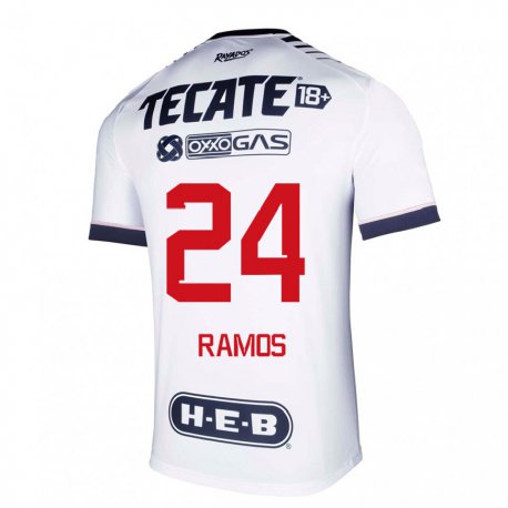 Kandiny Herren Cesar Ramos #24 Weißer Raum Heimtrikot Trikot 2022/23 T-shirt