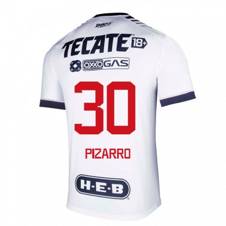 Kandiny Herren Rodolfo Pizarro #30 Weißer Raum Heimtrikot Trikot 2022/23 T-shirt
