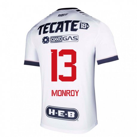Kandiny Herren Paola Monroy #13 Weißer Raum Heimtrikot Trikot 2022/23 T-shirt