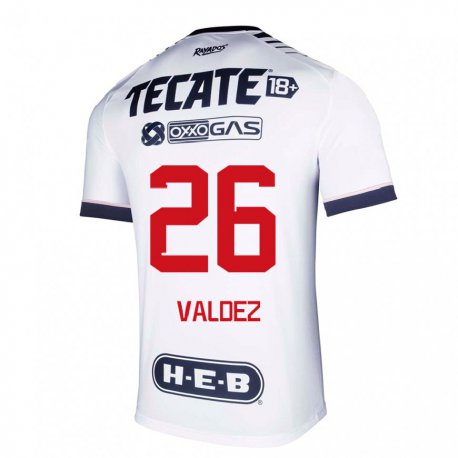 Kandiny Herren Valeria Valdez #26 Weißer Raum Heimtrikot Trikot 2022/23 T-shirt