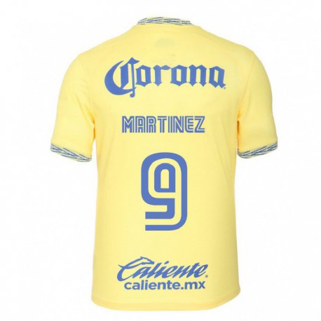 Kandiny Herren Roger Martinez #9 Zitronengelb Heimtrikot Trikot 2022/23 T-shirt