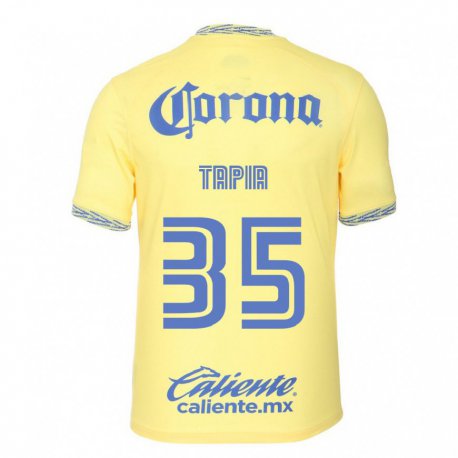 Kandiny Herren Fernando Tapia #35 Zitronengelb Heimtrikot Trikot 2022/23 T-shirt