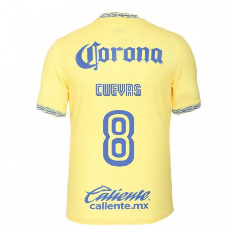 Kandiny Herren Casandra Cuevas #8 Zitronengelb Heimtrikot Trikot 2022/23 T-shirt