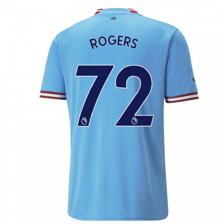 Kandiny Herren Morgan Rogers #72 Blau Rot Heimtrikot Trikot 2022/23 T-shirt