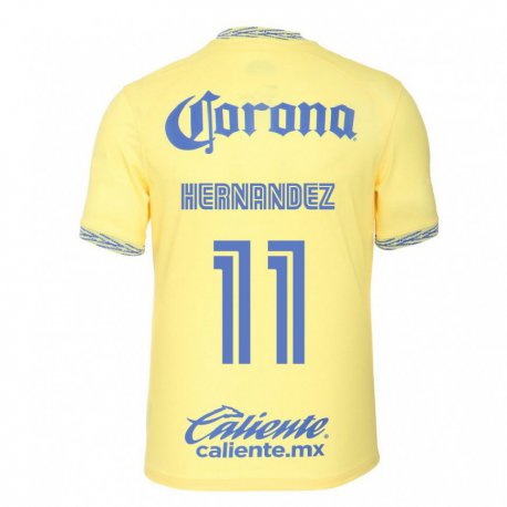 Kandiny Herren Montserrat Hernandez #11 Zitronengelb Heimtrikot Trikot 2022/23 T-shirt