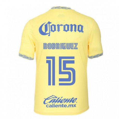 Kandiny Herren Kimberly Rodriguez #15 Zitronengelb Heimtrikot Trikot 2022/23 T-shirt