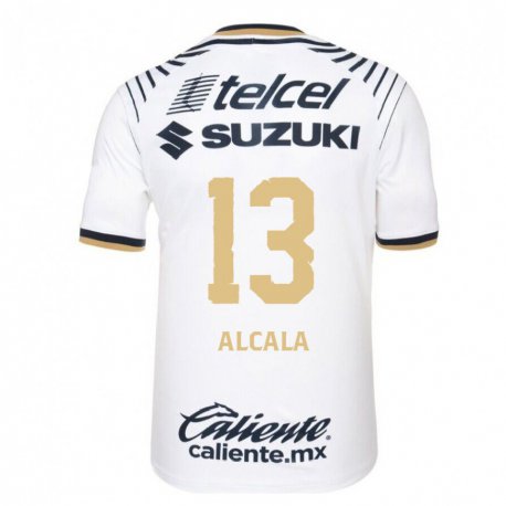 Kandiny Herren Gil Alcala #13 Weißes Denim Heimtrikot Trikot 2022/23 T-shirt