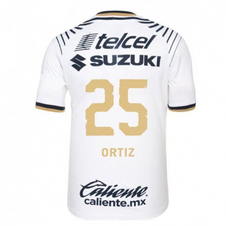 Kandiny Herren Arturo Ortiz #25 Weißes Denim Heimtrikot Trikot 2022/23 T-shirt
