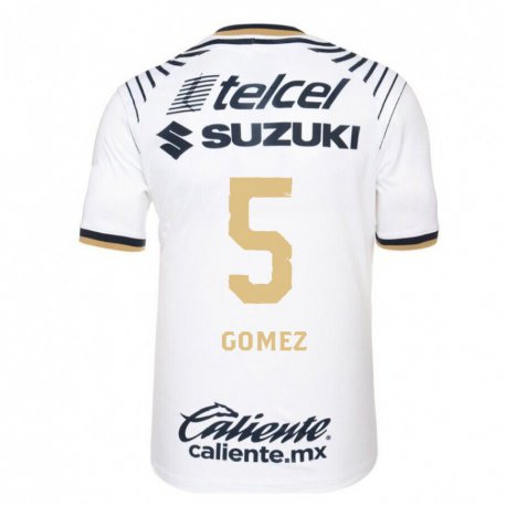 Kandiny Herren Kimberli Gomez #5 Weißes Denim Heimtrikot Trikot 2022/23 T-shirt