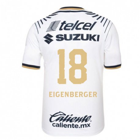 Kandiny Herren Chandra Eigenberger #18 Weißes Denim Heimtrikot Trikot 2022/23 T-shirt
