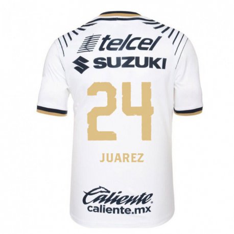 Kandiny Herren Gabriela Juarez #24 Weißes Denim Heimtrikot Trikot 2022/23 T-shirt