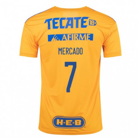 Kandiny Herren Liliana Mercado #7 Hummel Gelb Heimtrikot Trikot 2022/23 T-shirt