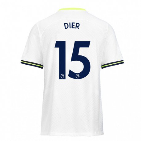 Kandiny Herren Eric Dier #15 Weiß Grün Heimtrikot Trikot 2022/23 T-shirt