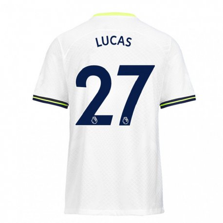 Kandiny Herren Lucas Moura #27 Weiß Grün Heimtrikot Trikot 2022/23 T-shirt