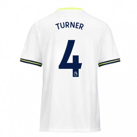 Kandiny Herren Amy Turner #4 Weiß Grün Heimtrikot Trikot 2022/23 T-shirt