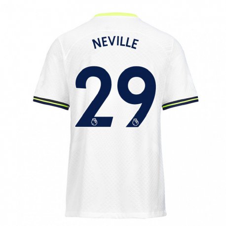 Kandiny Herren Ashleigh Neville #29 Weiß Grün Heimtrikot Trikot 2022/23 T-shirt