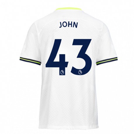 Kandiny Herren Nile John #43 Weiß Grün Heimtrikot Trikot 2022/23 T-shirt