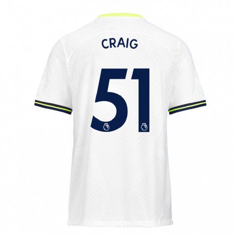 Kandiny Herren Matthew Craig #51 Weiß Grün Heimtrikot Trikot 2022/23 T-Shirt
