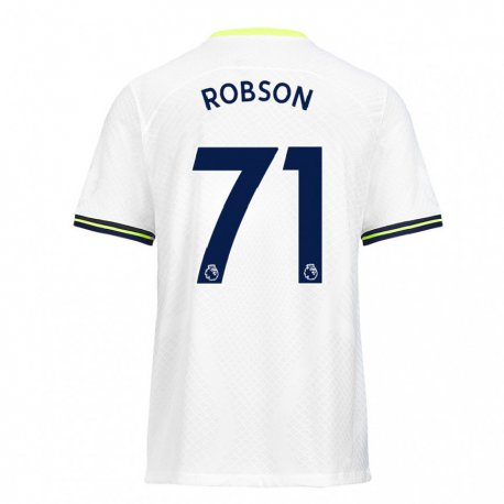 Kandiny Herren Max Robson #71 Weiß Grün Heimtrikot Trikot 2022/23 T-shirt