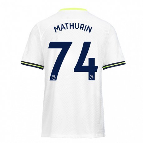 Kandiny Herren Roshaun Mathurin #74 Weiß Grün Heimtrikot Trikot 2022/23 T-shirt
