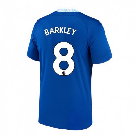 Kandiny Herren Ross Barkley #8 Dunkelblau Heimtrikot Trikot 2022/23 T-shirt