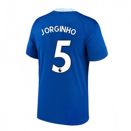 Kandiny Herren Jorginho #5 Dunkelblau Heimtrikot Trikot 2022/23 T-shirt