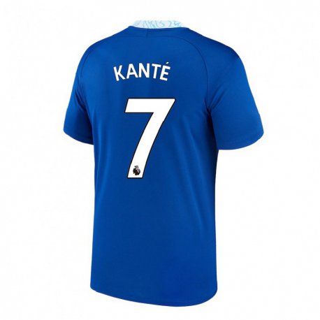 Kandiny Herren N'golo Kante #7 Dunkelblau Heimtrikot Trikot 2022/23 T-shirt