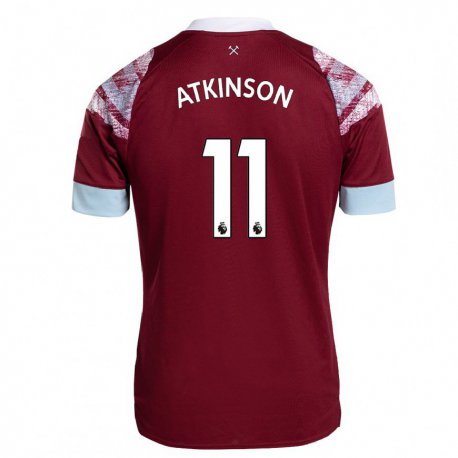 Kandiny Herren Izzy Atkinson #11 Rotwein Heimtrikot Trikot 2022/23 T-shirt