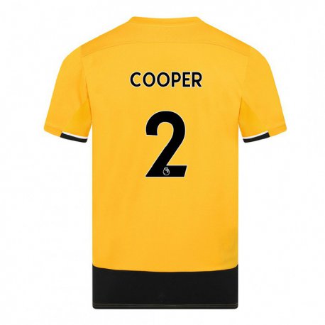 Kandiny Herren Laura Cooper #2 Gelb Schwarz Heimtrikot Trikot 2022/23 T-shirt