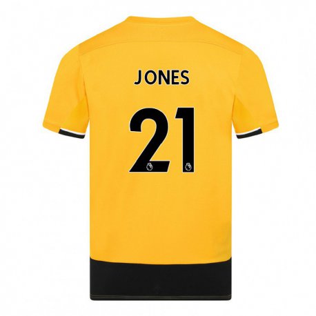 Kandiny Herren Mackenzie Haydn Jones #21 Gelb Schwarz Heimtrikot Trikot 2022/23 T-shirt