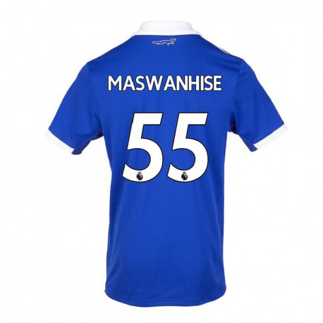 Kandiny Herren Tawanda Maswanhise #55 Blau Weiss Heimtrikot Trikot 2022/23 T-shirt