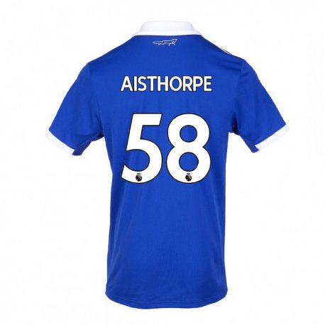Kandiny Herren Bailey Aisthorpe #58 Blau Weiss Heimtrikot Trikot 2022/23 T-shirt