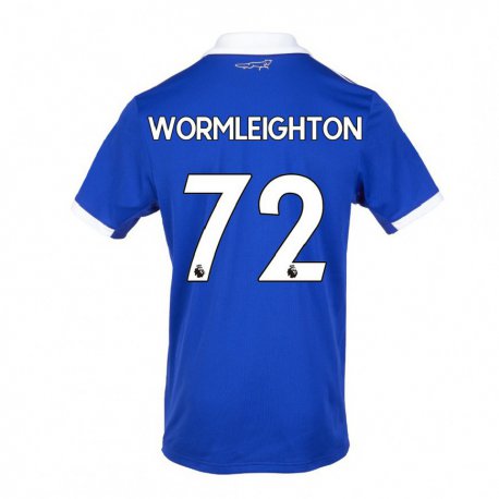 Kandiny Herren Joe Wormleighton #72 Blau Weiss Heimtrikot Trikot 2022/23 T-shirt