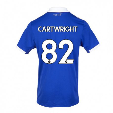 Kandiny Herren Henry Cartwright #82 Blau Weiss Heimtrikot Trikot 2022/23 T-shirt