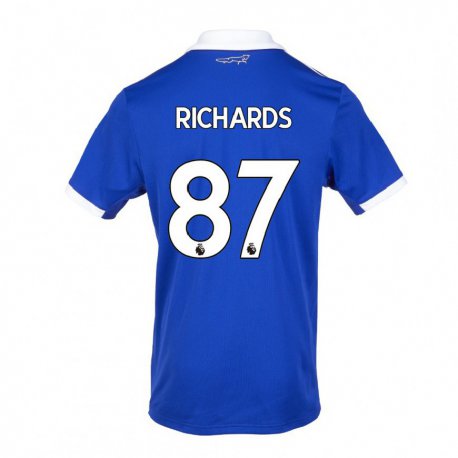 Kandiny Herren Amani Richards #87 Blau Weiss Heimtrikot Trikot 2022/23 T-shirt